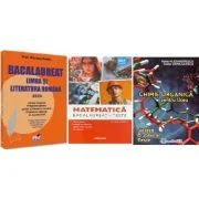 Pachet Bacalaureat 2026. Limba si literatura romana, Matematica M2 Tehnologic. Teste si Chimie organica pentru liceu - Mariana Badea, Daniela Stoica,