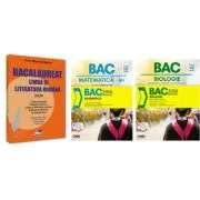 Pachet Bacalaureat 2026. Limba si literatura romana, Matematica si Biologie. Notiuni teoretice si teste pentru clasele 9-10 - Mariana Badea, Radu Golo