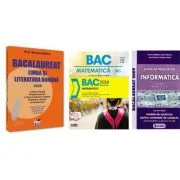 Pachet Bacalaureat 2026. Limba si literatura romana, Matematica si Informatica. Ghid de pregatire clasele 11-12 intensiv Pascal C/C++ - Mariana Badea,