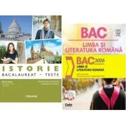 Pachet Bacalaureat 2026 Limba si literatura romana si Istorie 65 teste - Monica Cristina Anisie, Adrian Ilie Aichimoaie
