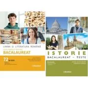 Pachet Bacalaureat Limba si literatura romana 72 teste si Istorie 65 de teste - Mimi Gramnea, Adrian Ilie Aichimoaie