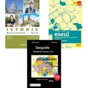Pachet Bacalaureat Limba si literatura romana Eseul, Geografie si Istorie 65 de teste - Liliana Paicu, Adrian Ilie Aichimoaie, Albinita Costescu