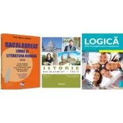 Pachet Bacalaureat Limba si literatura romana, Logica si Istorie - Mariana Badea, Adrian Ilie Aichimoaie, Gabriel Stefan Ion