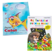 Pachet Caiet tip 1 Pestisor A5, 32 file, Casa Tipografica si Sa invatam cu Mos Arici. Clasa 1 - Stela Gurzau
