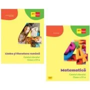 Pachet Caietul elevului clasa a 4-a. Limba si literatura romana si Matematica - Tudora Pitila, Mariana Mogos
