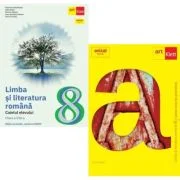 Pachet cartea mea de gramatica si caiet de romana clasa a 8-a - Florentina Samihaian, Sofia Dobra