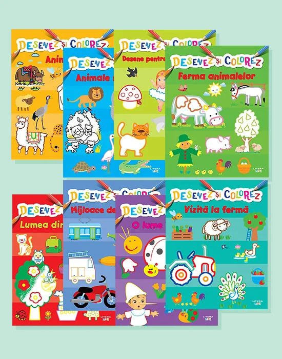 Pachet Desenez si Colorez