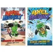 Pachet format din 2 titluri Axel &amp; Beast. Evadarea din Grabbem, Atacul antarctic - Adrian C. Bott