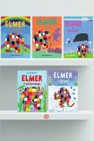 Pachet Primele cărți cu Elmer - David McKee - Pandora M