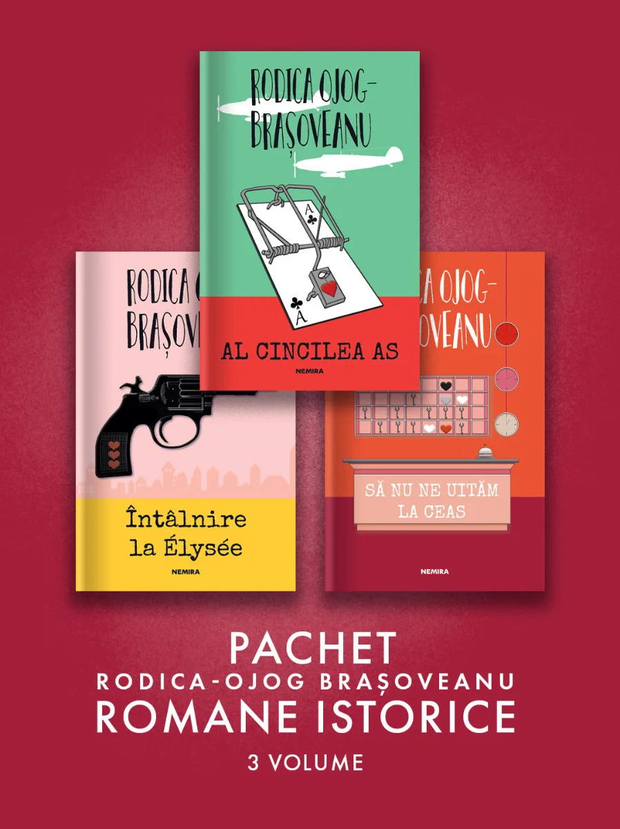 Pachet Romane Istorice Rodica-Ojog Brașoveanu 3 vol.