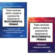 Pachet Teste REZOLVATE pentru reusita la examenul de titularizare in invatamantul primar - INVATATORI (2 culegeri)