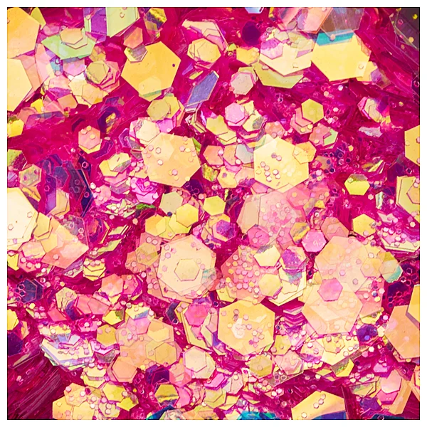 Paiete holo hexa pink