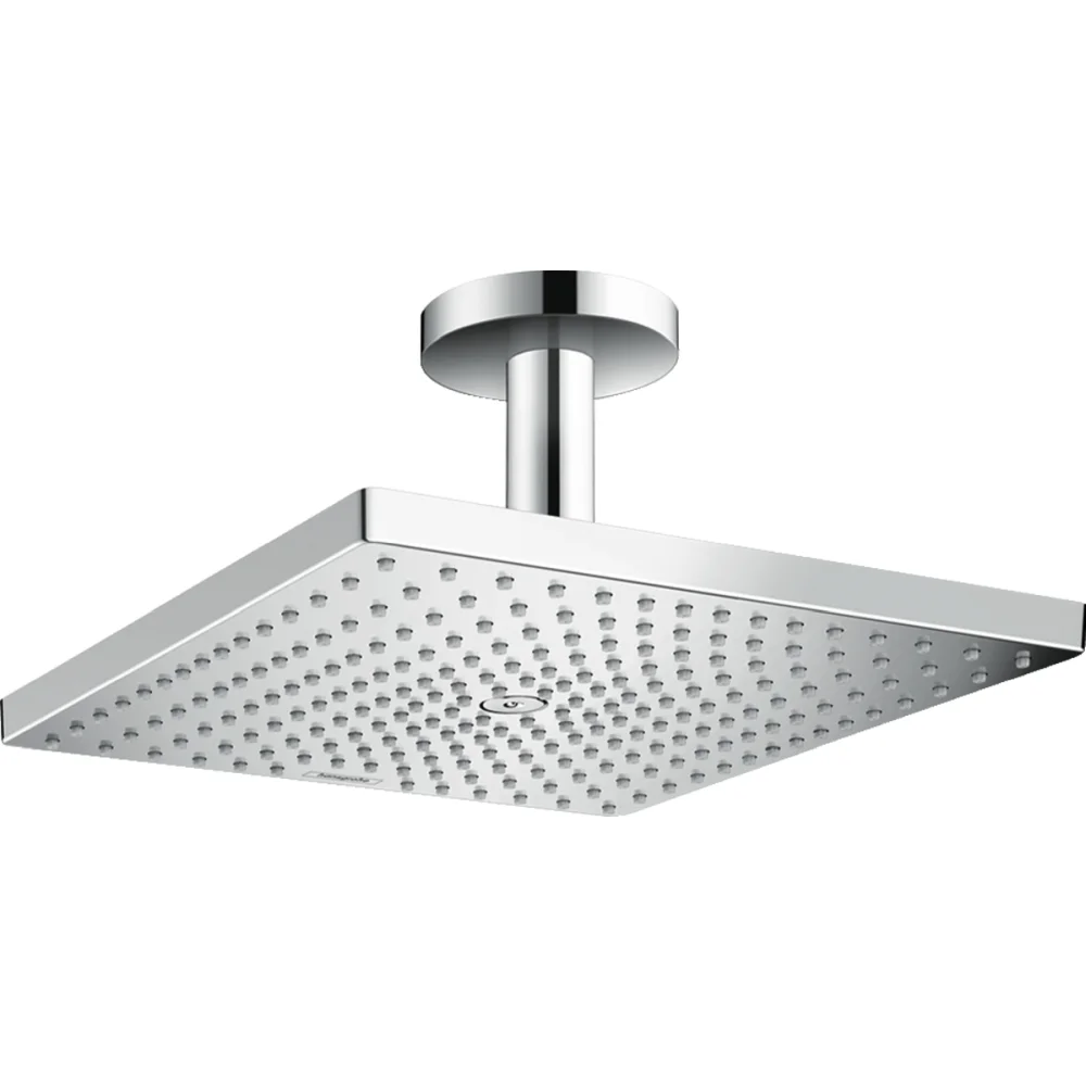 Palarie dus patrata cu brat dus vertical, culoare crom lucios Hansgrohe Raindance E 26250000
