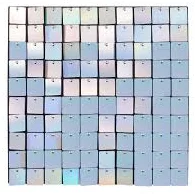 Panou decorativ model patrat cu paiete ALB CAMELEON 30 x 30 cm