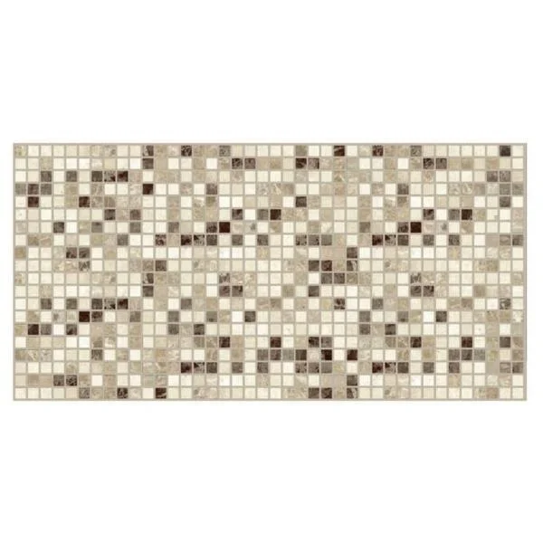 Panou decorativ Pvc, marmura bej, 98x48x0.3 cm