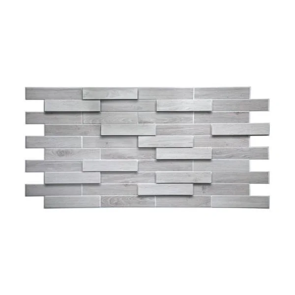 Panou decorativ PVC, stejar alb , 98x48x0.3 cm