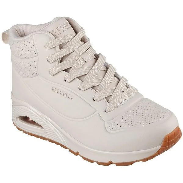 Pantofi sport femei Skechers Uno - Stand High 177097-OFWT, 35, Bej