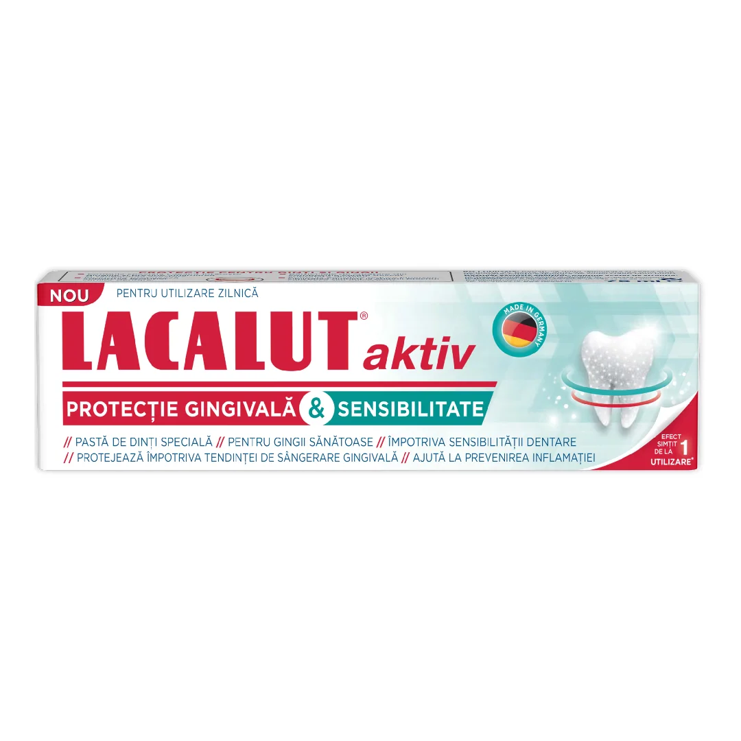 Pasta de dinti Aktiv Sensitivity, 75 ml, Lacalut