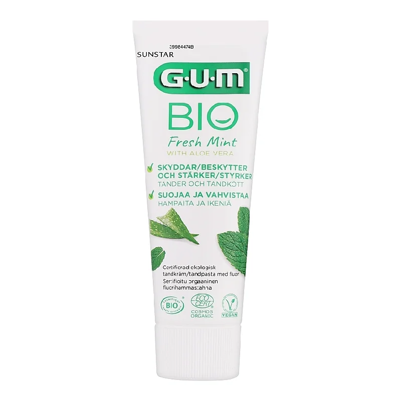 Pasta de dinti Bio fresh mint cu Aloe, 75ml, Sunstar Gum