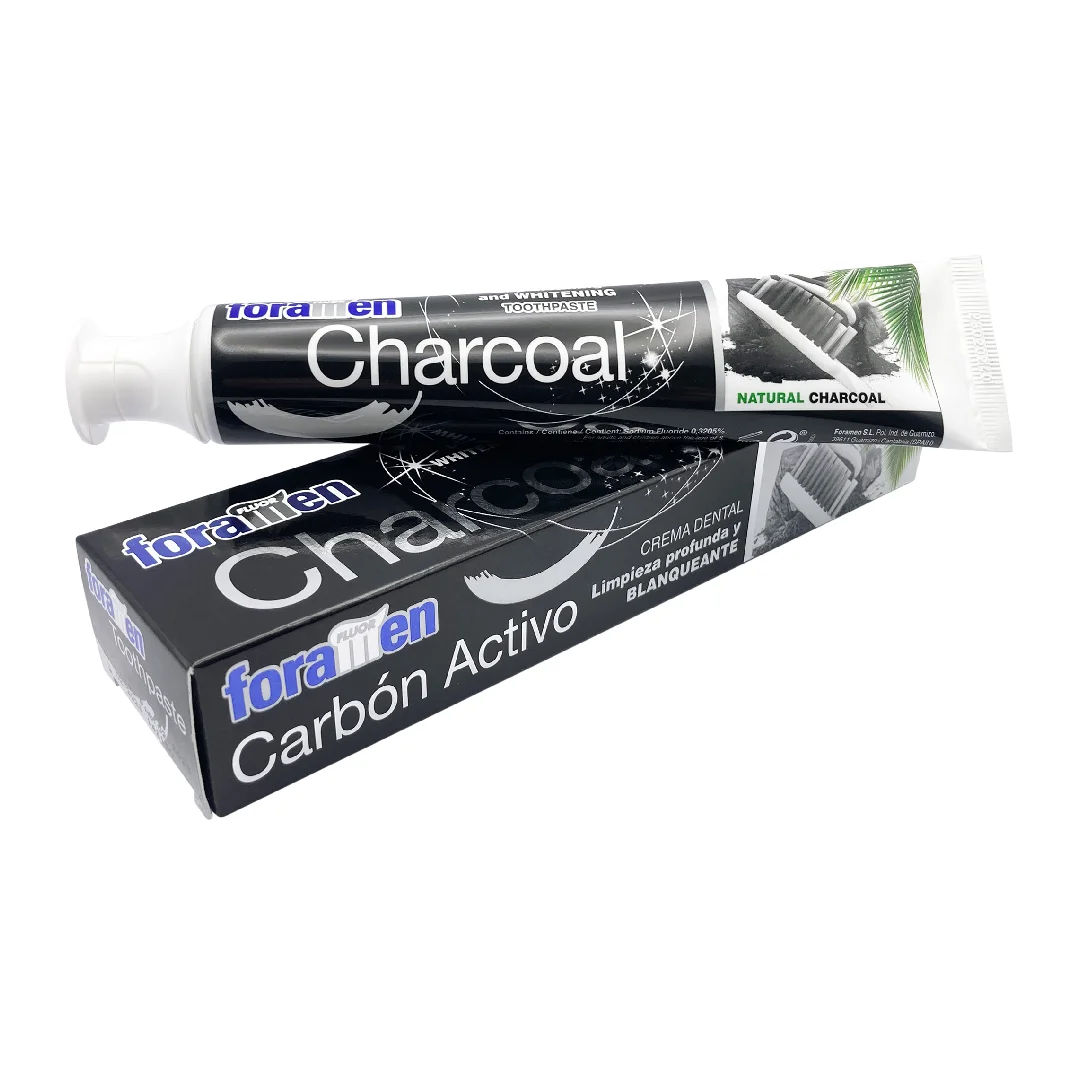 Pasta de dinti cu carbune activ, 75 ml, Foramen
