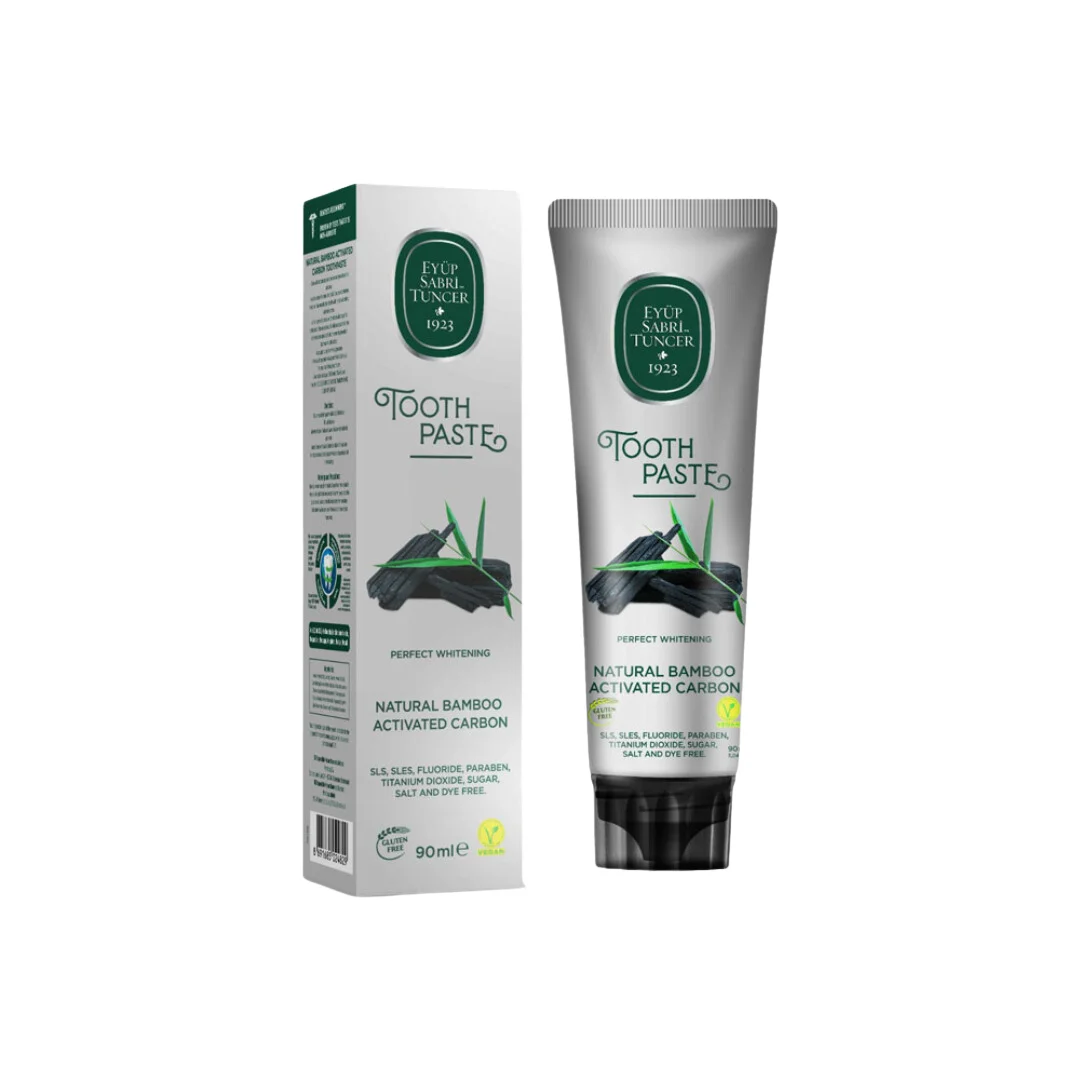 Pasta de dinti cu carbune activ din bambus natural, 90ml, Eyup Sabri Tuncer