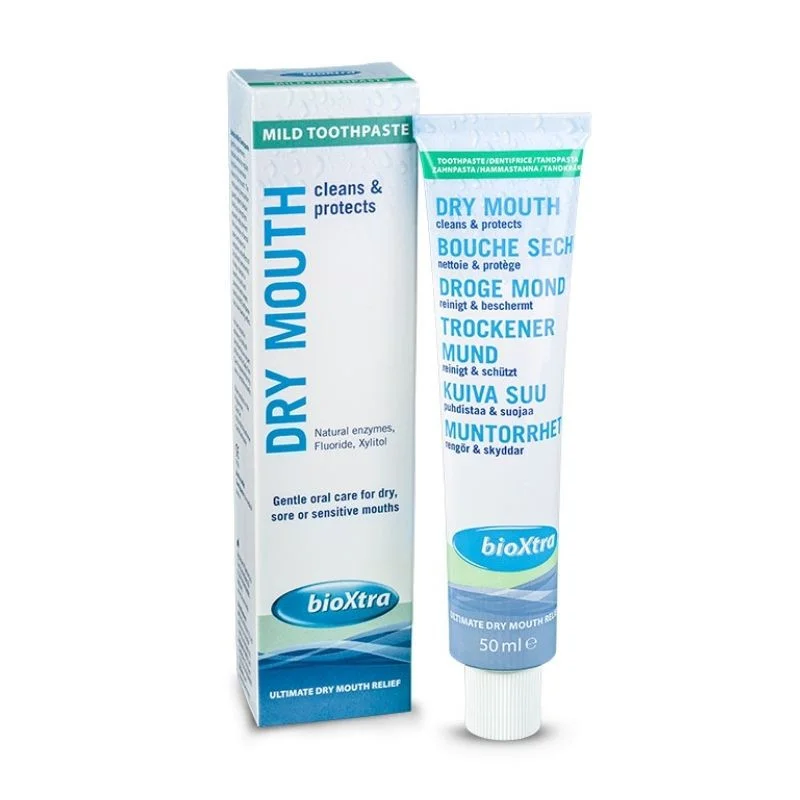Pasta de dinti delicata pentru gura uscata Xerostomie, 50ml, BioXtra