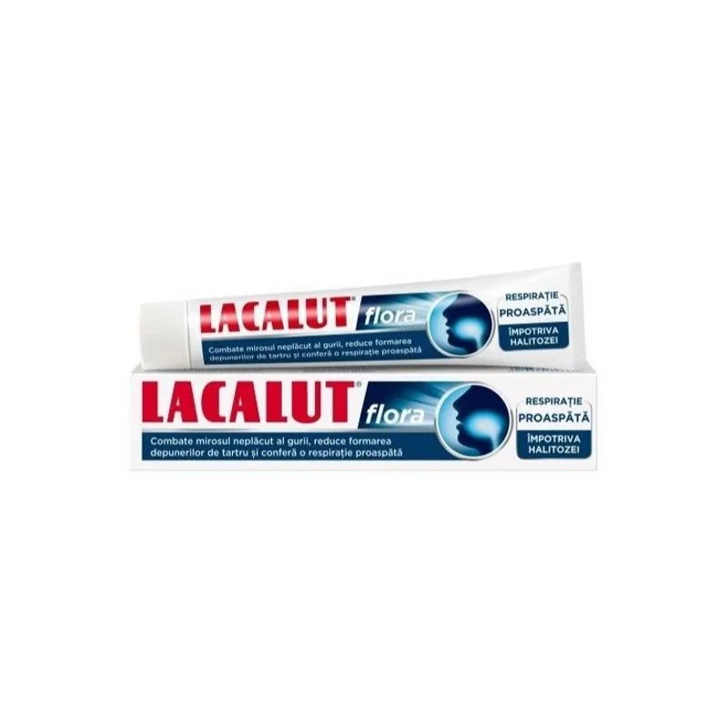 Pasta de dinti Lacalut Flora, 75 ml, Lacalut