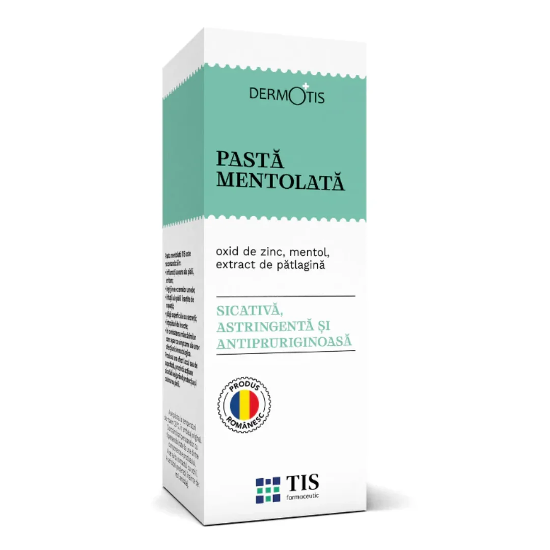 Pasta mentolata Dermotis, 50 ml, Tis Farmaceutic
