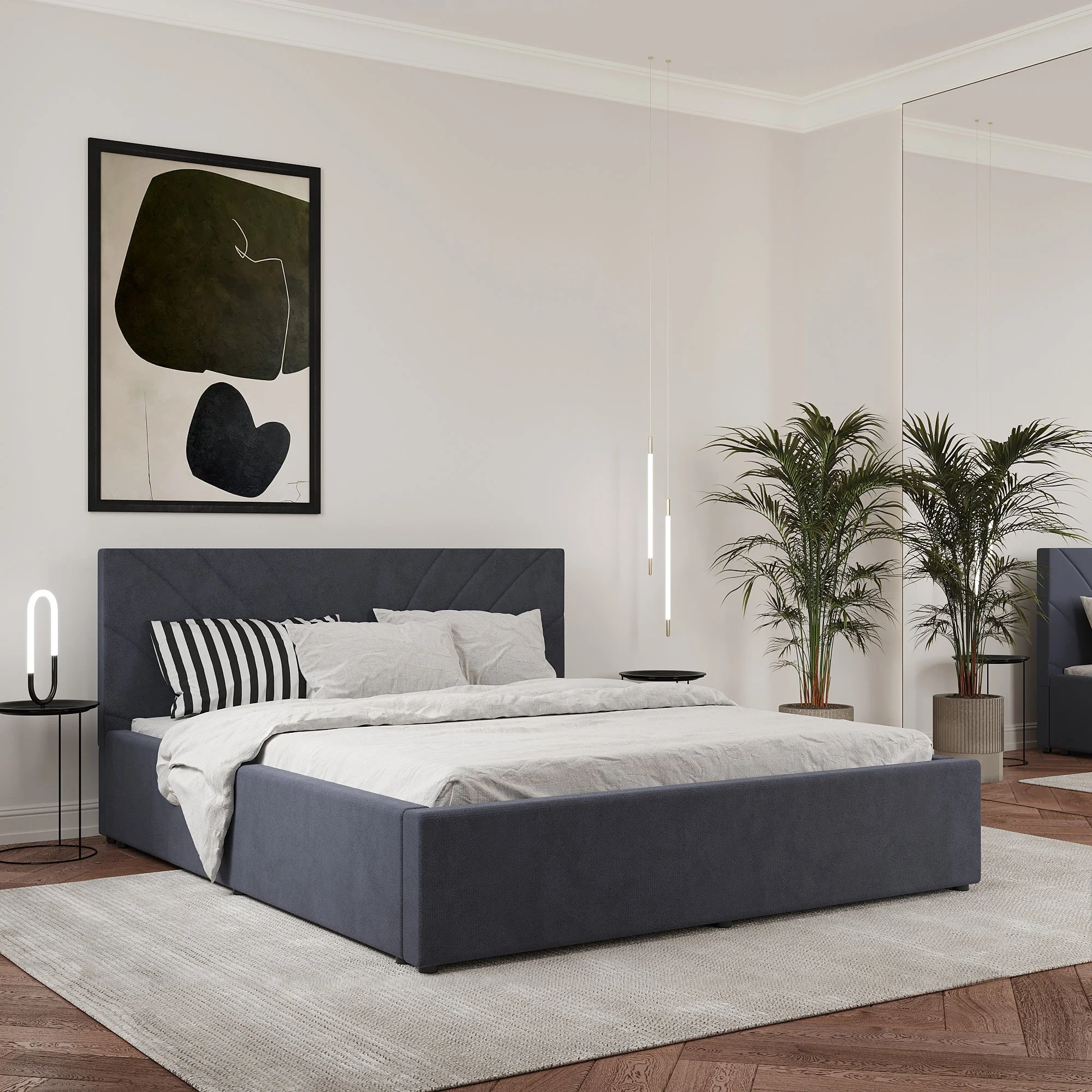 Pat Tapitat Fargo, 200 x 140 cm, Bleumarin