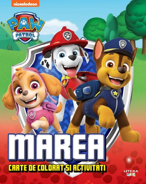 Patrula Catelusilor. Marea carte de colorat si activitati