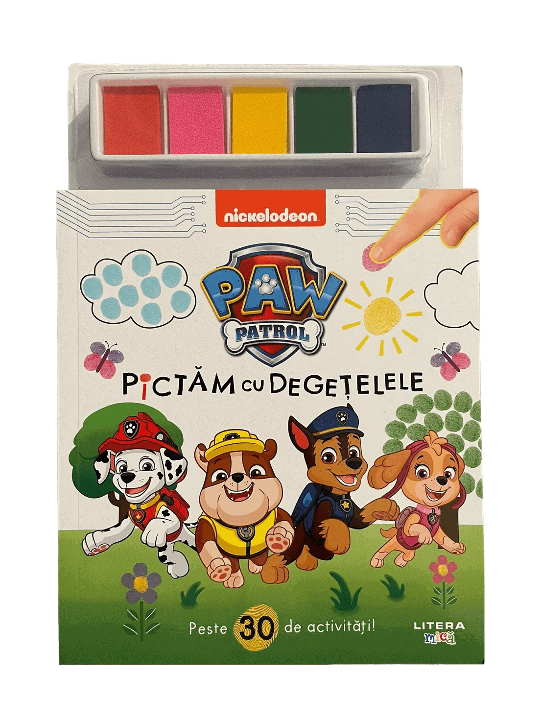 Patrula Catelusilor. Pictam cu degetelele