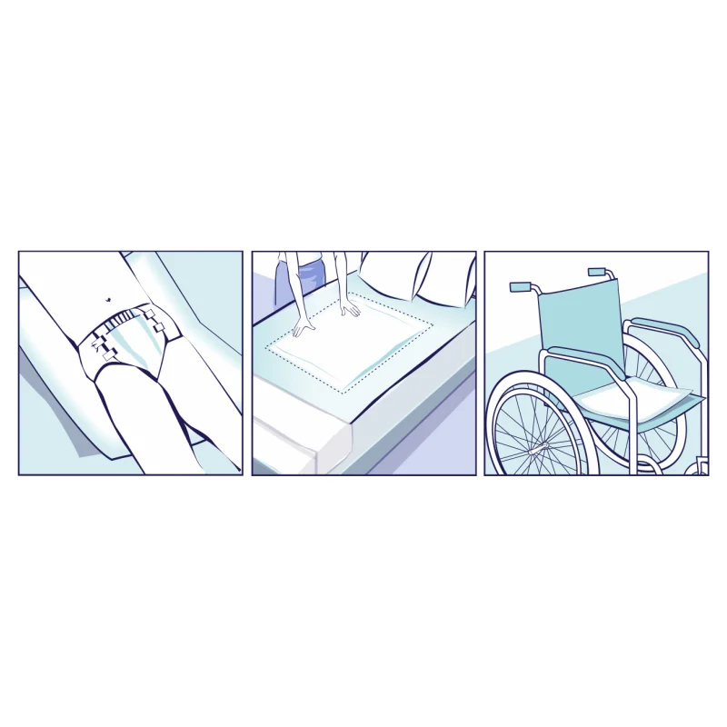 Paturici absorbante pentru pat Soft Super 60*60, 30 bucati, Seni