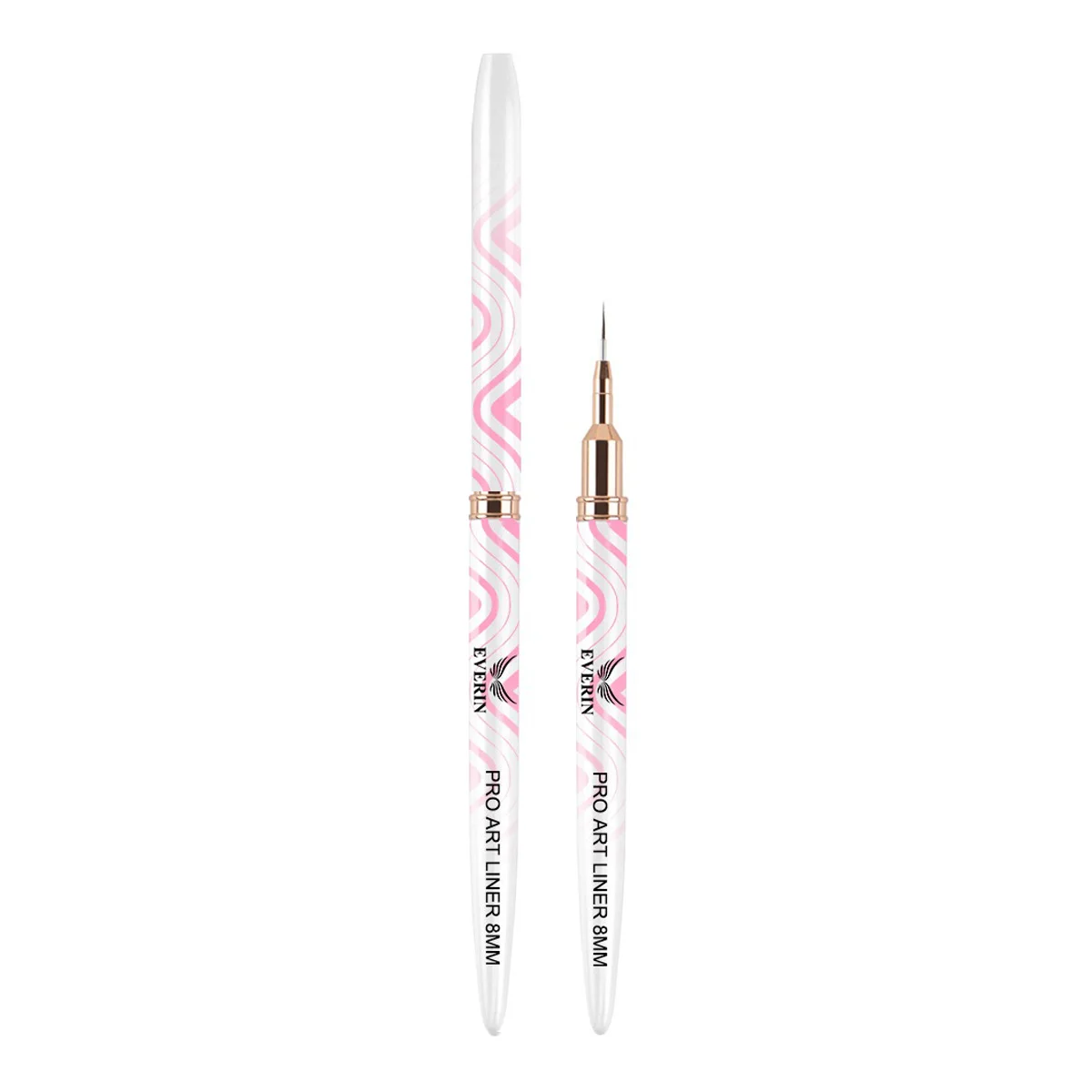 Pensula Pro Art Liner 8mm Pink Wave Everin - Everin