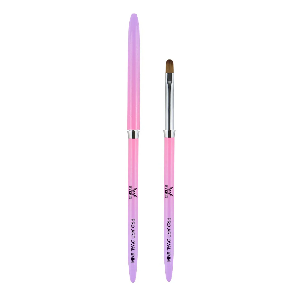 Pensula Pro Art Oval 9mm Purple Pink Everin - Everin