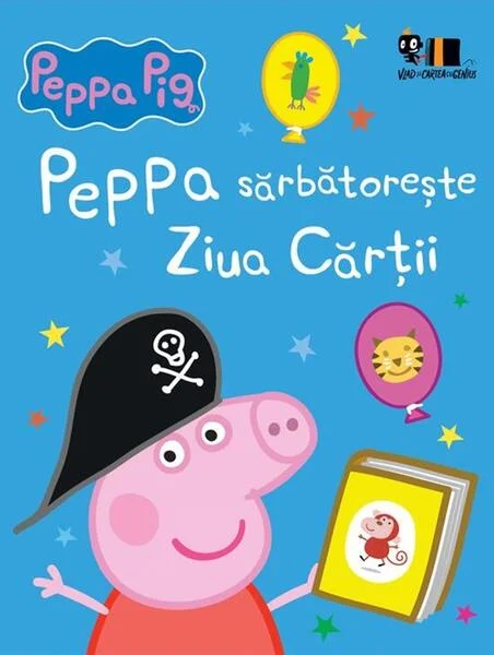 Peppa Pig: Peppa sărbătorește Ziua Cărții - Paperback - Neville Astley, Mark Baker - Vlad și Cartea cu Genius