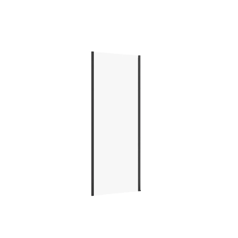 Perete lateral fix 80x195 cm Cersanit Larga profil negru