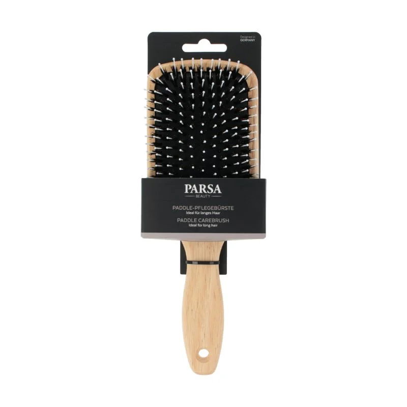 Perie Paddle din lemn si cauciuc, 1 bucata, Parsa