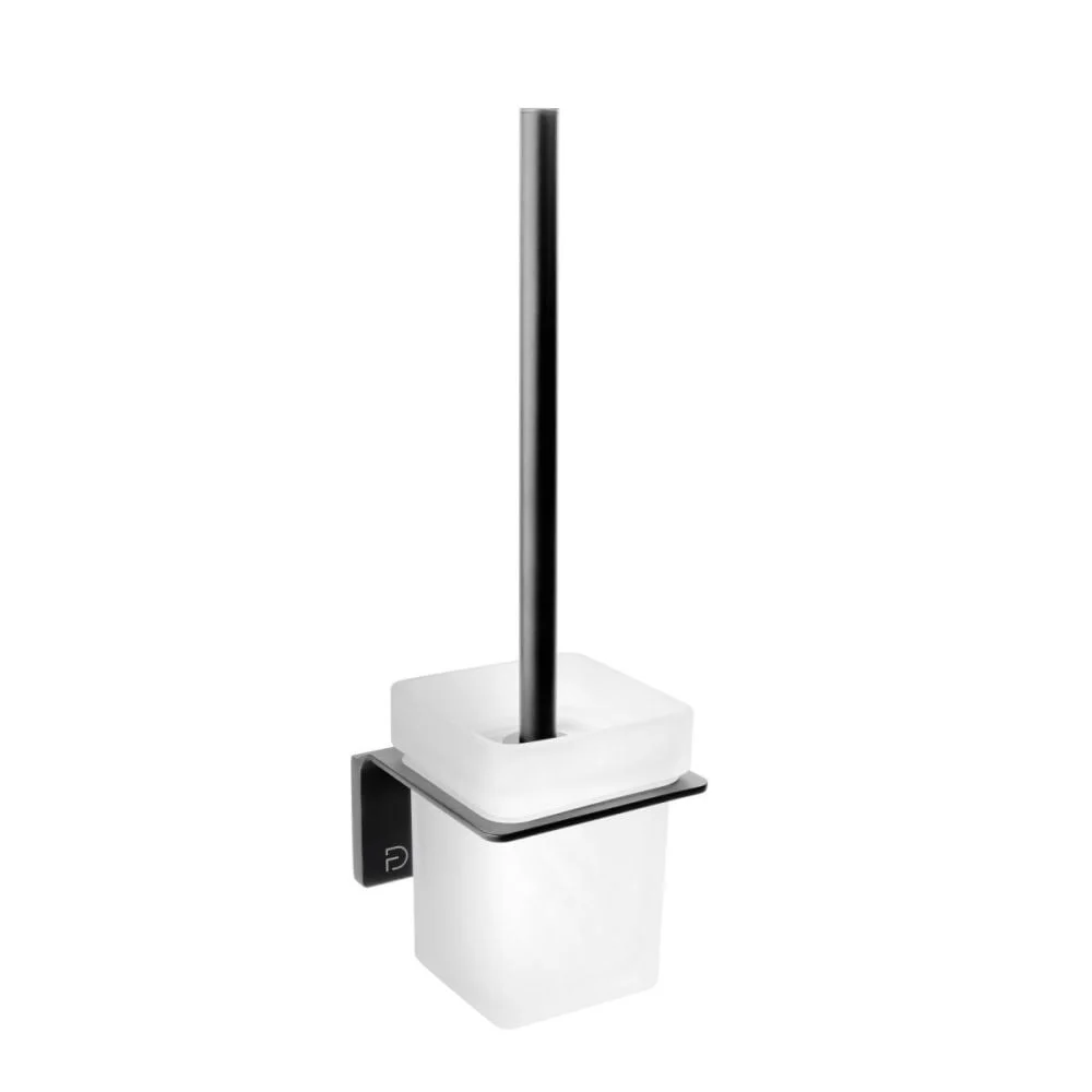 Perie wc FDesign Piazza, negru mat