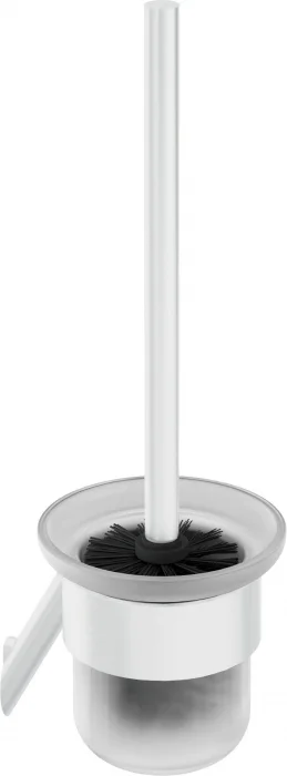 Perie wc montare pe perete, alb, Deante Silia