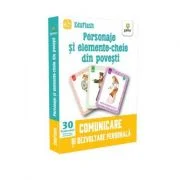 Personaje si elemente-cheie din povesti. Comunicare si dezvoltare personala (30 de flashcarduri)