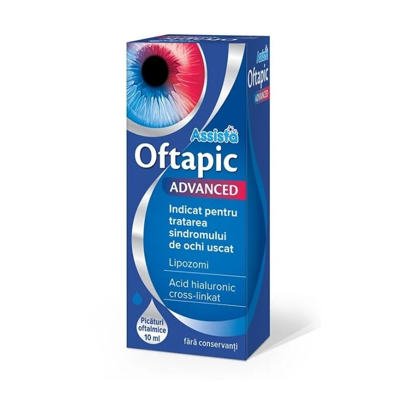 Picaturi pentru ochi Oftapic Advanced, 10ml, Assista