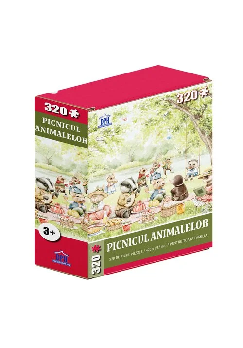 Picnicul Animalelor - Puzzle 320 piese