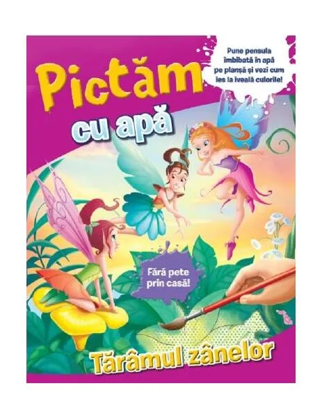 Pictăm cu apă. Tărâmul zânelor - Hardcover - *** - Litera