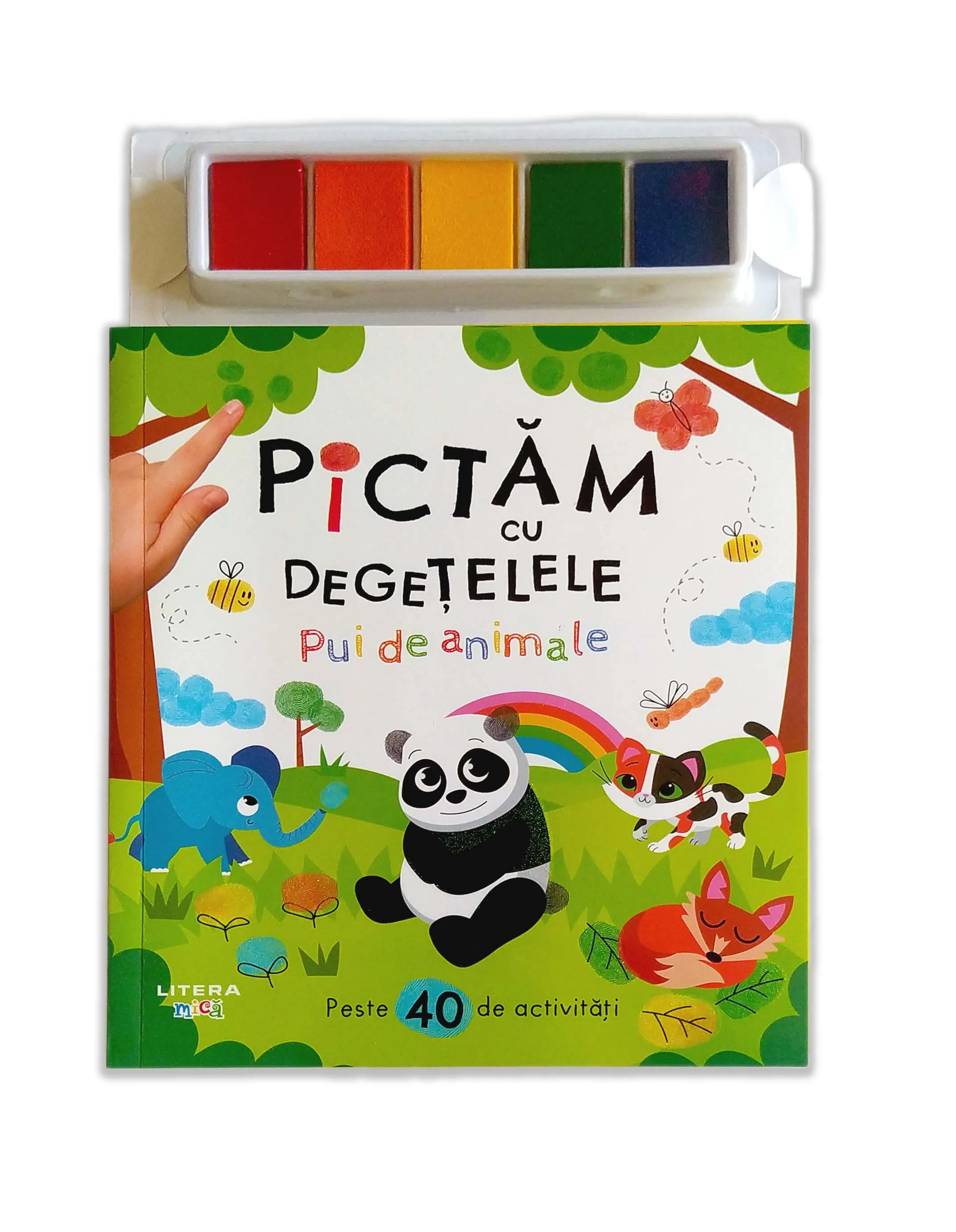 Pictam cu degetelele. Pui de animale