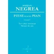 Piese pentru pian. Trei schite romanesti, Menuet de vara, volumul 5 - Martian Negrea