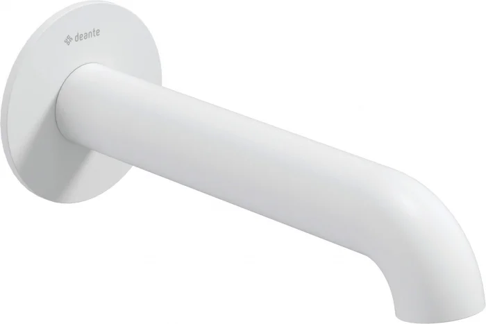 Pipa pentru baterie de cada, alb, Deante Silia