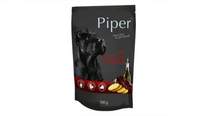 Piper Adult, ficat de vita si cartofi, plic, 500 g