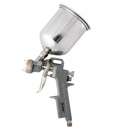 Pistol de vopsit cu presiune F75 300ml cupa deasupra