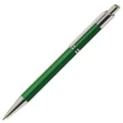 Pix cu bila Office-Cover Tiko, 1. 0mm, cu mecanism, pentru personalizare, corp metalic, verde