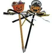 Pix cu figurine Cnx Halloween, dovleac cu fundita